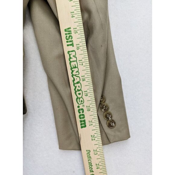 Angelo Rossi Men's Blazer Size 42R Beige Sport Coat Jacket - Picture 12 of 16